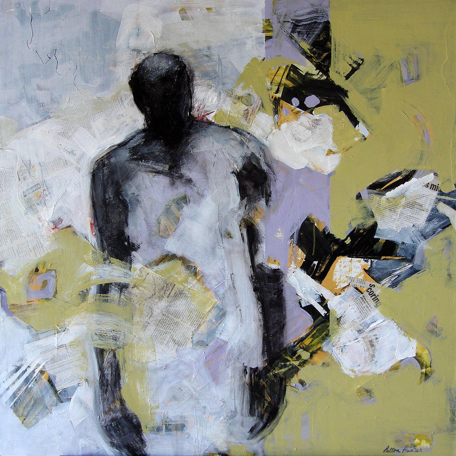 Abstract Painting - Black Swan by Patton Hunter Abstract Painting - Black Swan by Patton Hunter