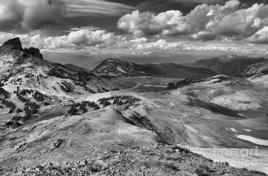 Landscape Photograph - Black Tusk Black And White Landscape by Adam Jewell