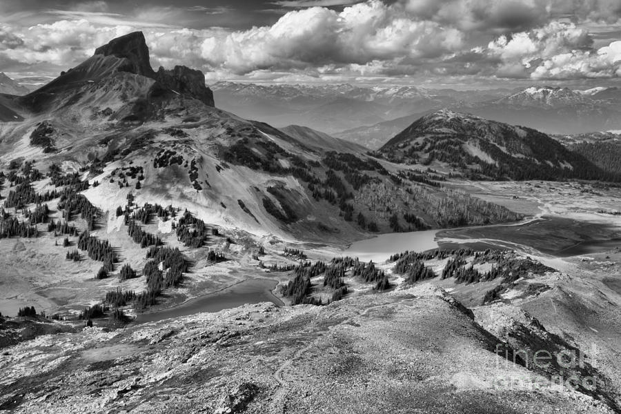 Landscape Photograph - Black Tusk In Black And White by Adam Jewell