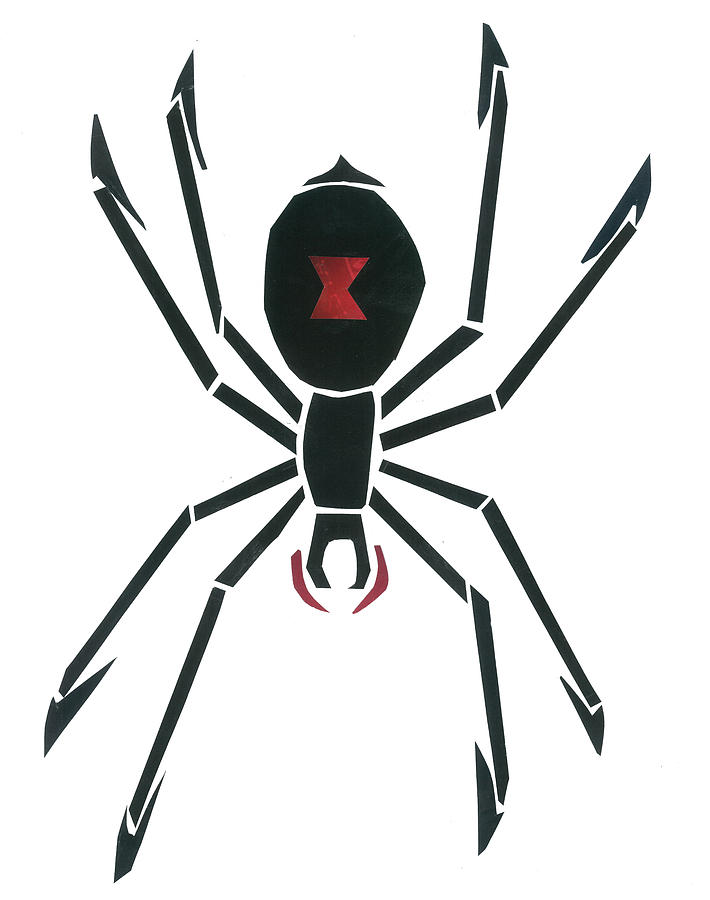 Black Widow Mixed Media - Black Widow by Earl ContehMorgan