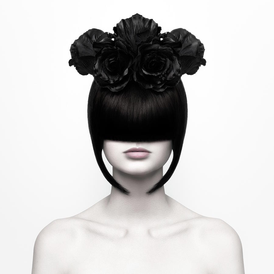 Flower Photograph - Black Widow by Martina Nemcekova Ep