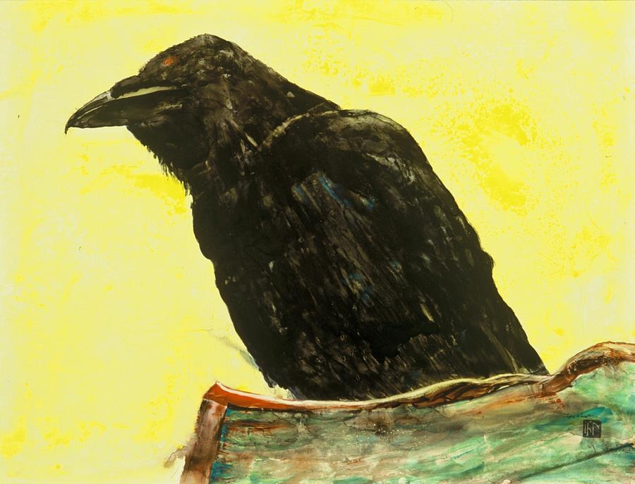 Blackbird Painting by Gary DeBroekert