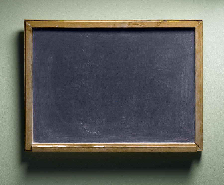 Blackboard, close-up Photograph by Jeffrey Coolidge