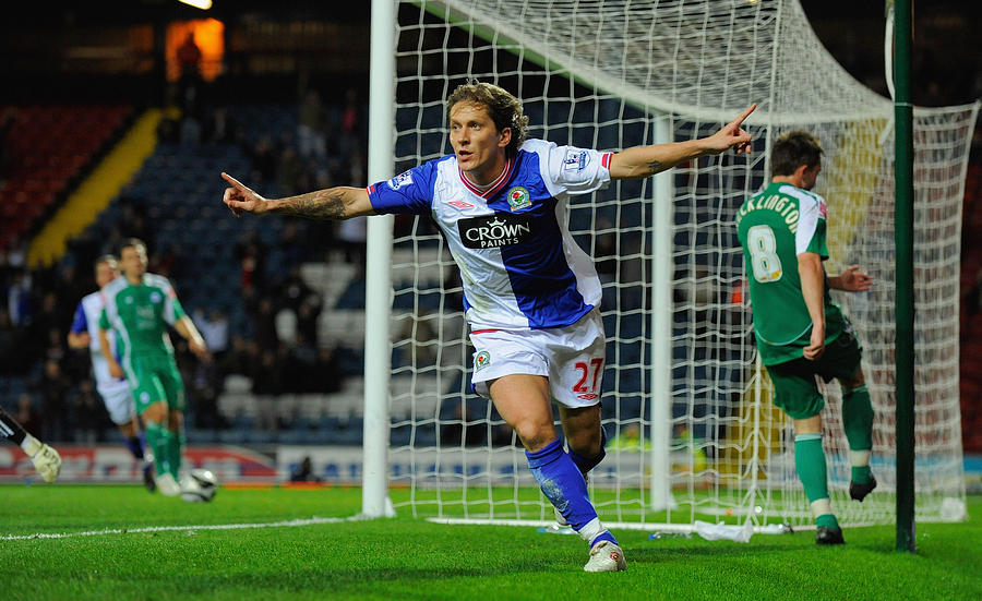 Blackburn Rovers v Peterborough United - Carling Cup 4th Round Photograph by Michael Regan