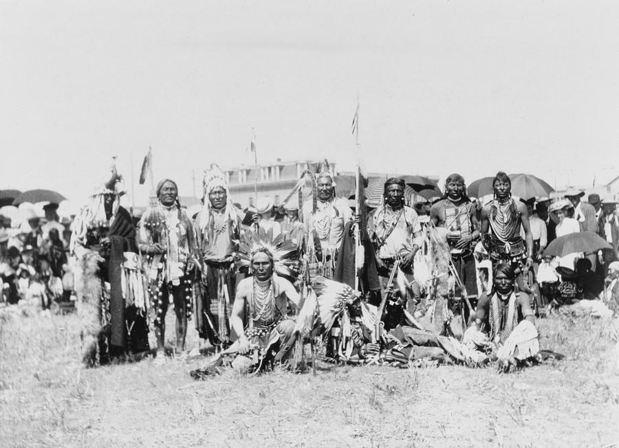 Blackfoot Group, C1907 Photograph by Granger