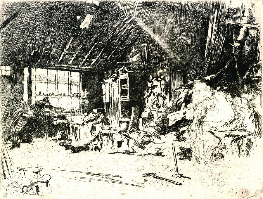Blacksmith 1880 Photograph by Padre Art