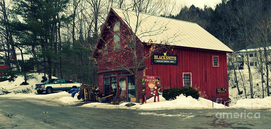 Tree Photograph - Blacksmith at Stowe Vermont by Patricia Awapara