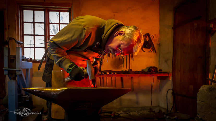 Blacksmith in Torresta Photograph by Torbjorn Swenelius