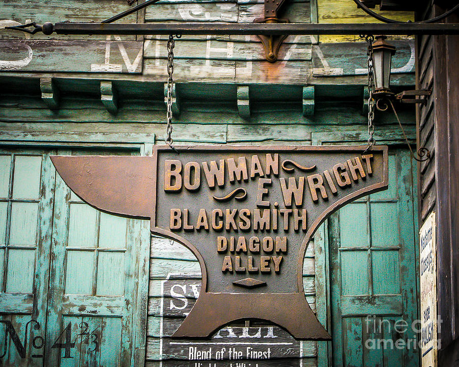 Blacksmith Sign Photograph by Perry Webster