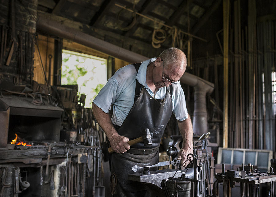 Blacksmith  Photograph by Tim Fitzwater