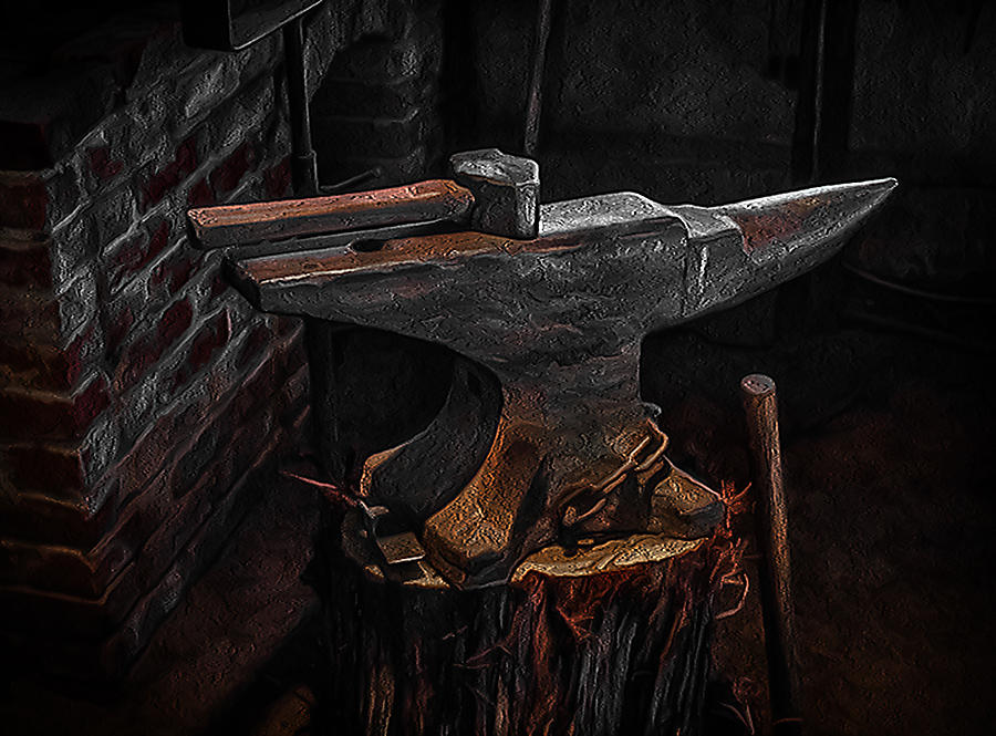 Blacksmith's Anvil is a photograph by Jim Painter which was uploaded o...