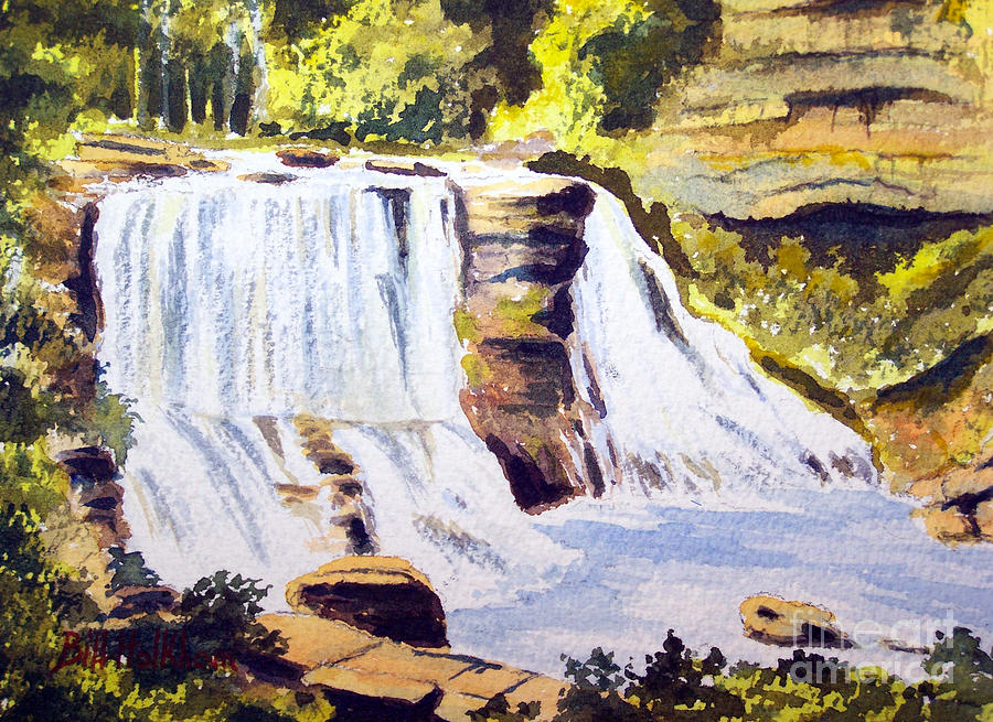 Blackwater Falls Painting by Bill Holkham
