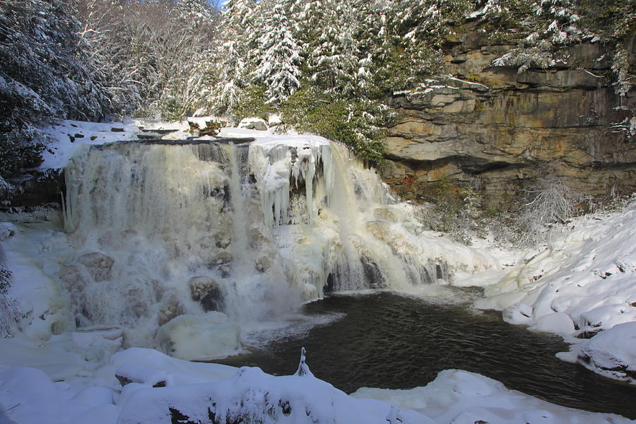 Blackwater Falls in Winter Photograph by Matthew Winn - Fine Art America