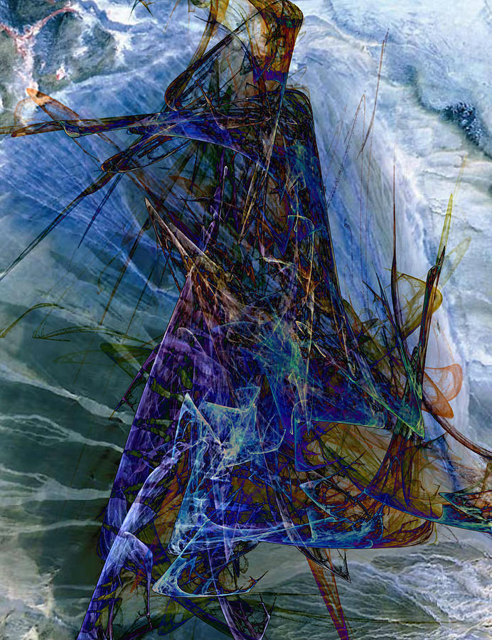 Fine Digital Art - Blade Apoptosis Bliss by Mary Clanahan Fine Digital Art - Blade Apoptosis Bliss by Mary Clanahan