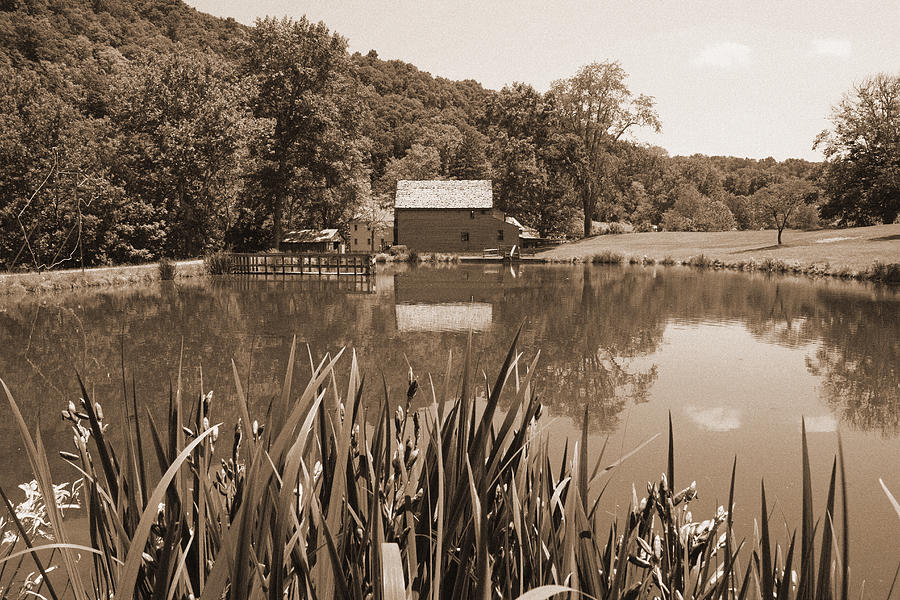 West Virginia University Photograph - Blakers Mill Timeless Series 4 by Howard Tenke