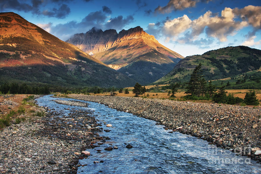 Mountain Photograph - Blakiston Creek by Mark Kiver