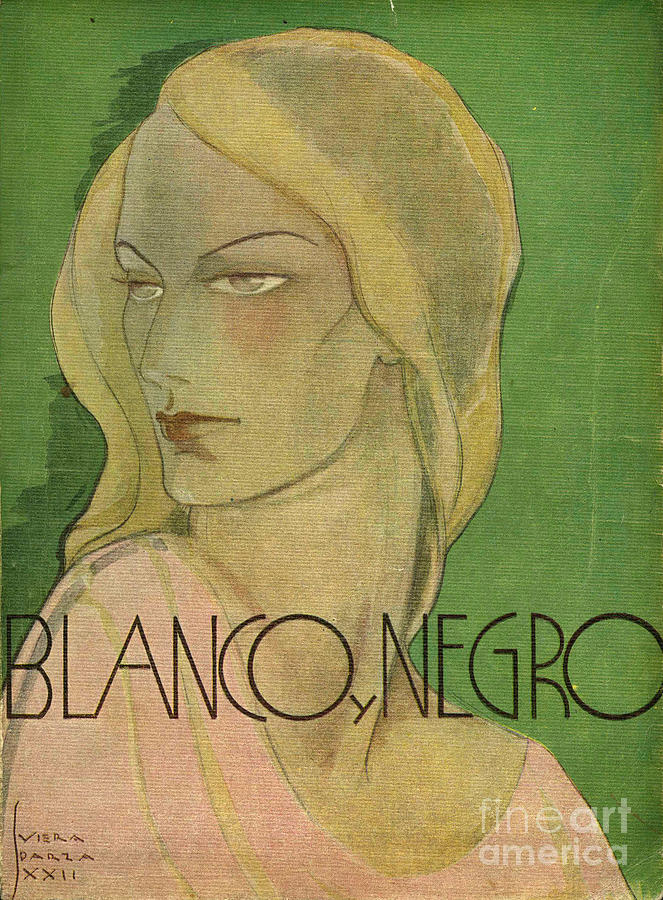 Covers Drawing - Blanco Y Negro  1932  1930s Spain Cc by The Advertising Archives