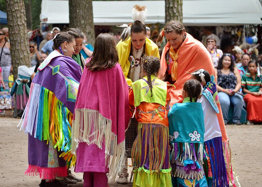 Blanket Dance Finish - Nanticoke Powwow Photograph by Kim Bemis