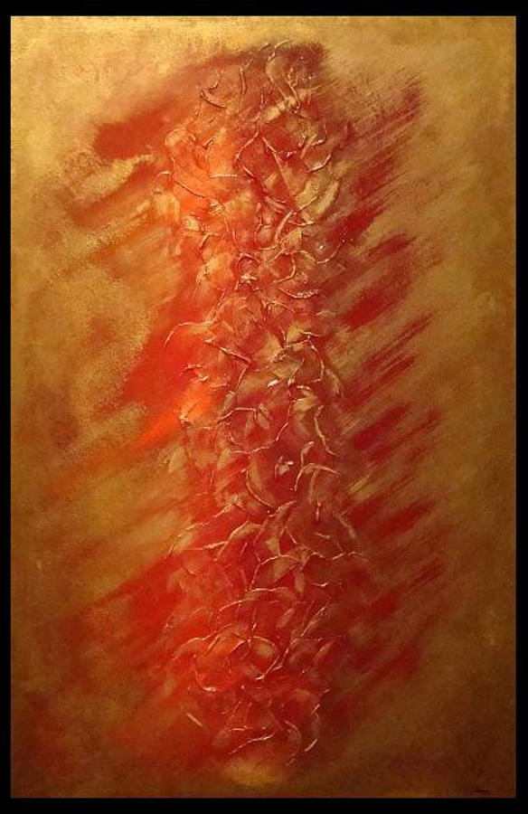 Abstract Painting - Blaze by Jay Strong Abstract Painting - Blaze by Jay Strong