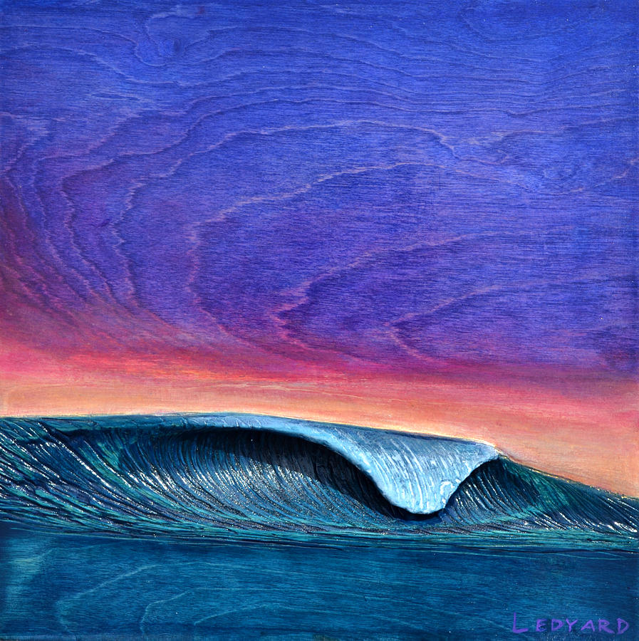 Seascape Painting - Blaze by Nathan Ledyard