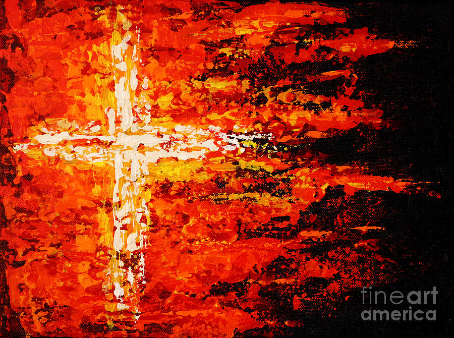 Jesus Christ Photograph - Blaze of Glory by Pattie Calfy