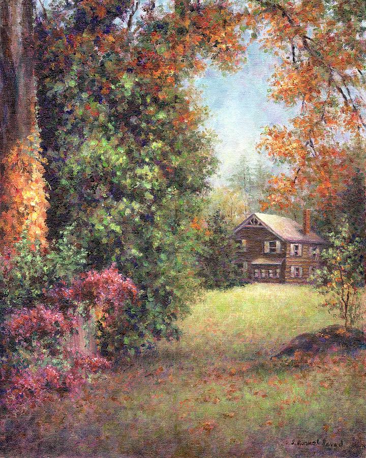 Blazing Ivy Painting by Susan Savad Blazing Ivy Painting by Susan Savad