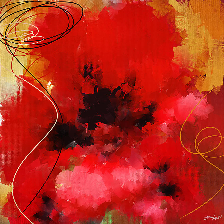 Blazingly Poppies Digital Art by Lourry Legarde