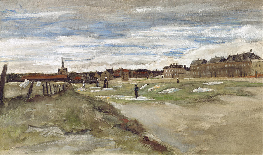 Bleaching Ground At Scheveningen Painting by Vincent Van Gogh