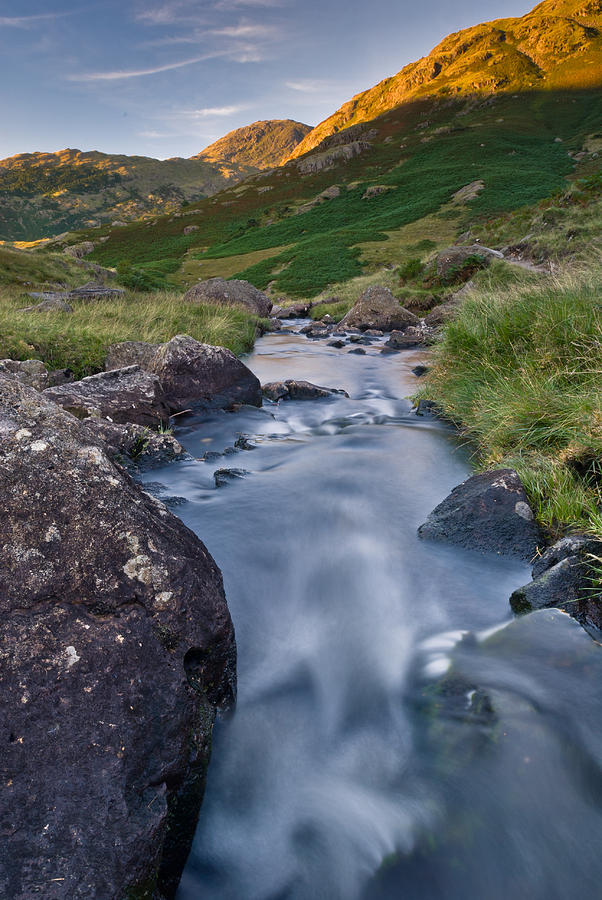 Bleamoss Beck and Hollin Crag Lake District Photograph by David Ross