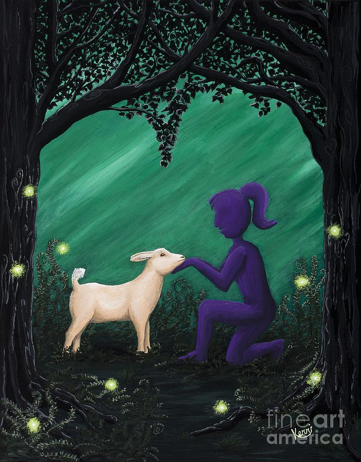 Tree Painting - Bleating Heart by Kerri Sewolt