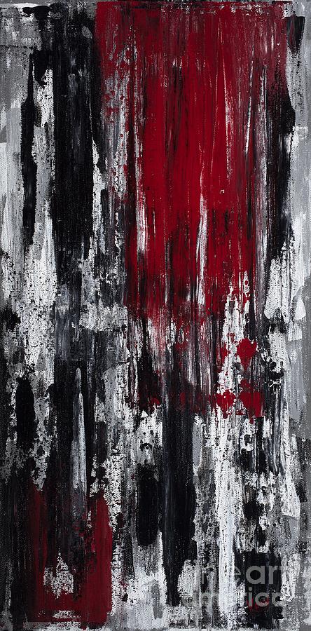Abstract Painting - Bleeding Heart by Kerri Sewolt