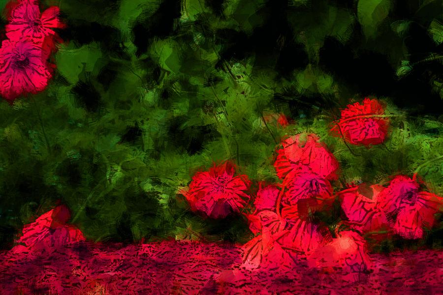 Poppy Digital Art - Bleeding Souls by The Art Of Marilyn Ridoutt-Greene