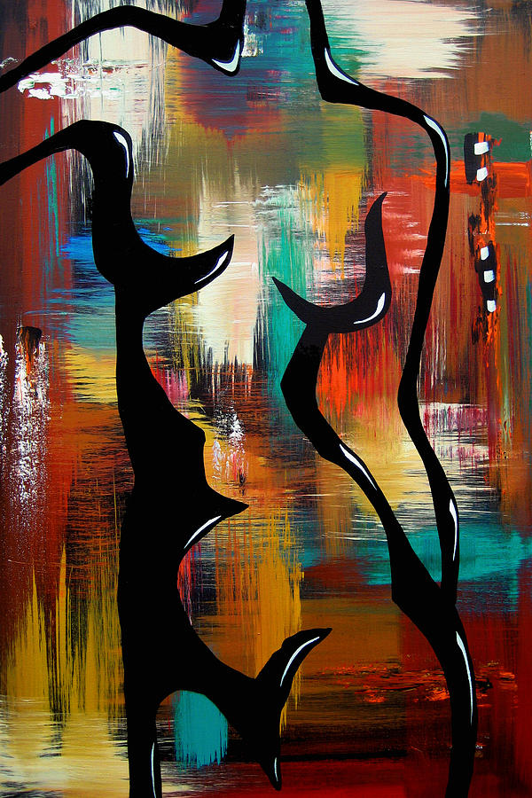 Blender - Original abstract art by Fidostudio Painting by Tom Fedro