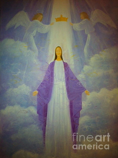 Blessed Art Thou Amongst Women Painting By Frances Chow Fine Art America