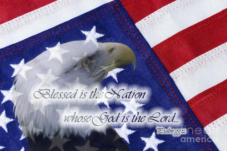 Blessed is the nation whose God is the Lord Photograph by Jill Lang