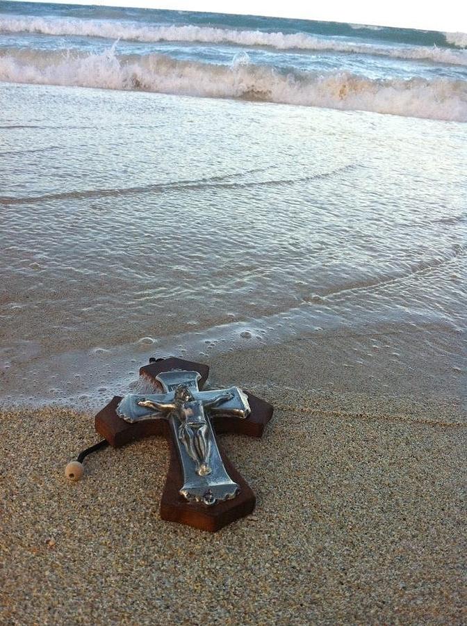 Blessing in the sand Photograph by Anthony Trillo