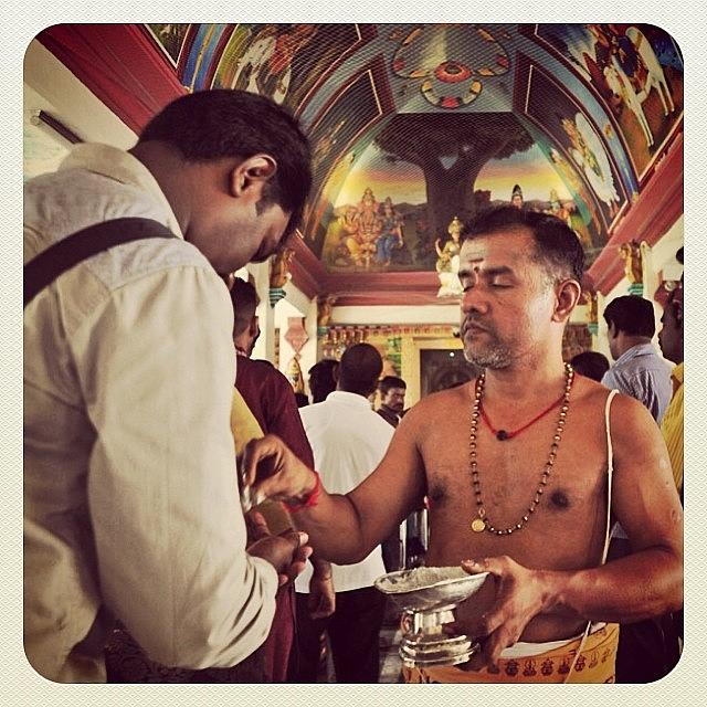 Temple Photograph - Blessing #india #hindu #tamil by Dani Daniar