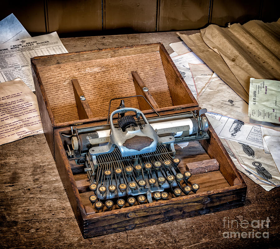 London Photograph - Blickensderfer Typewriter by Adrian Evans