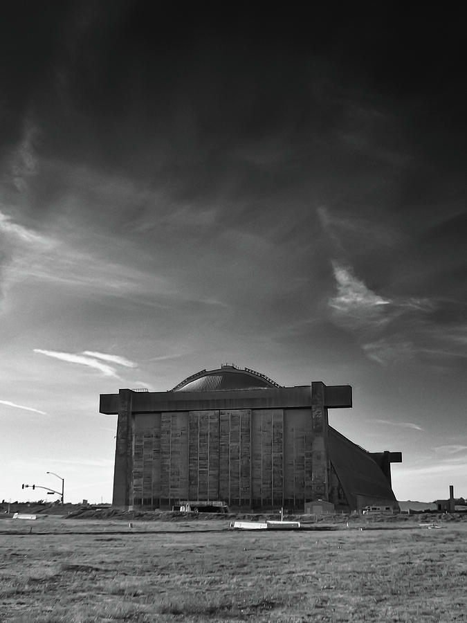 Architecture Photograph - Blimp Hangar at Tustin by Guy Whiteley