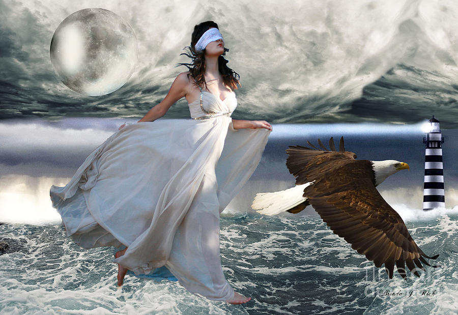 Blind Faith Digital Art by Brenda Rich