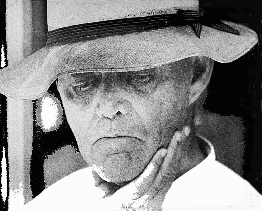 Blind man Juarez Sonora Mexico 1968-2013 Photograph by David Lee Guss