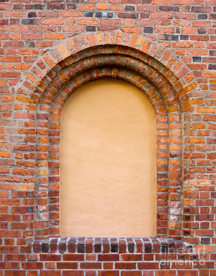 Blind Window in the old brick wall Photograph by Torbjorn Swenelius