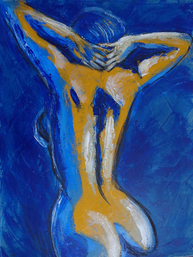 Bliss 2 - Female Nude Painting by Carmen Tyrrell