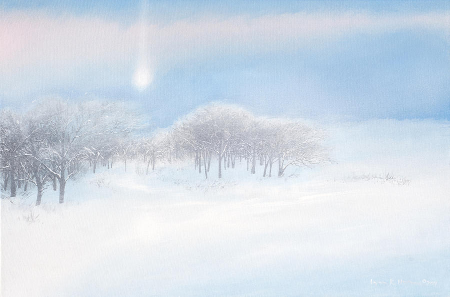 Blizzard Coming Painting by Lynn Hansen