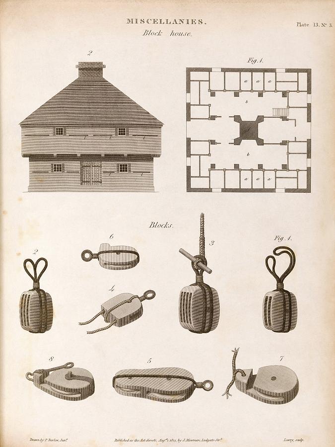 Block House And Blocks Photograph by Middle Temple Library