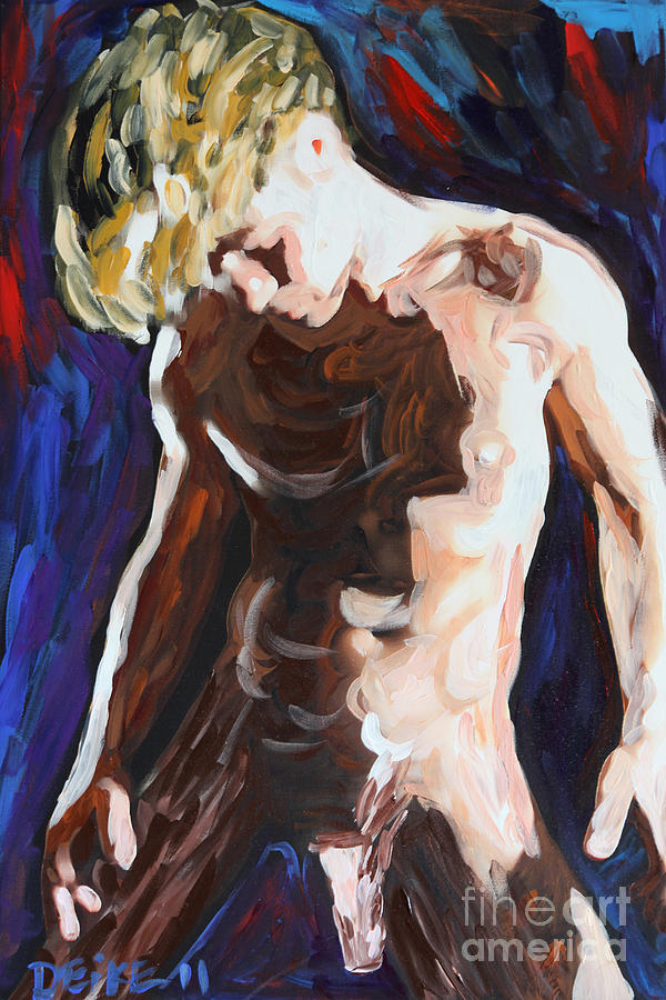 Act Painting - Blond - 2526 by Lars  Deike