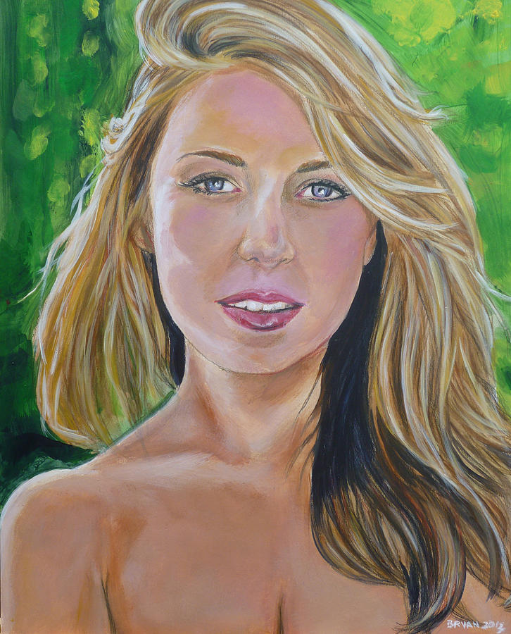 Blonde Painting by Bryan Bustard