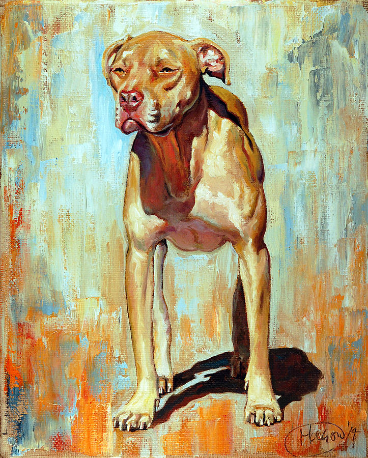 Dog Painting - Blondie by Maurice Morgan II