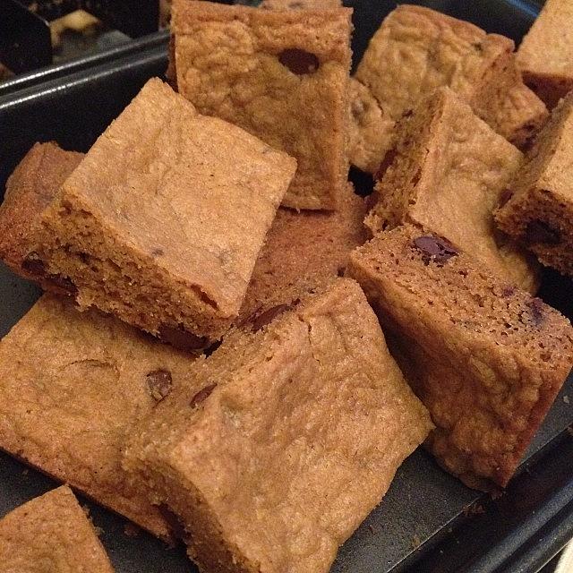 Thanksgiving Photograph - Blondies For Dessert #thanksgiving by Lianne Farbes