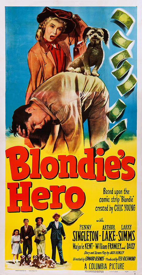 Movie Photograph - Blondies Hero, Us Poster, Penny by Everett